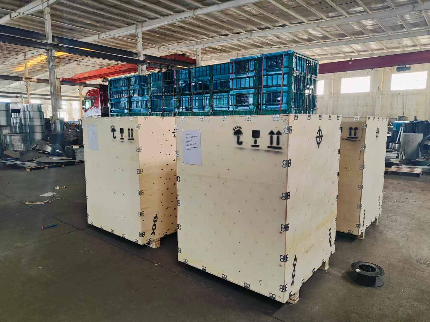 科瑞特風機設備出口中東地區~